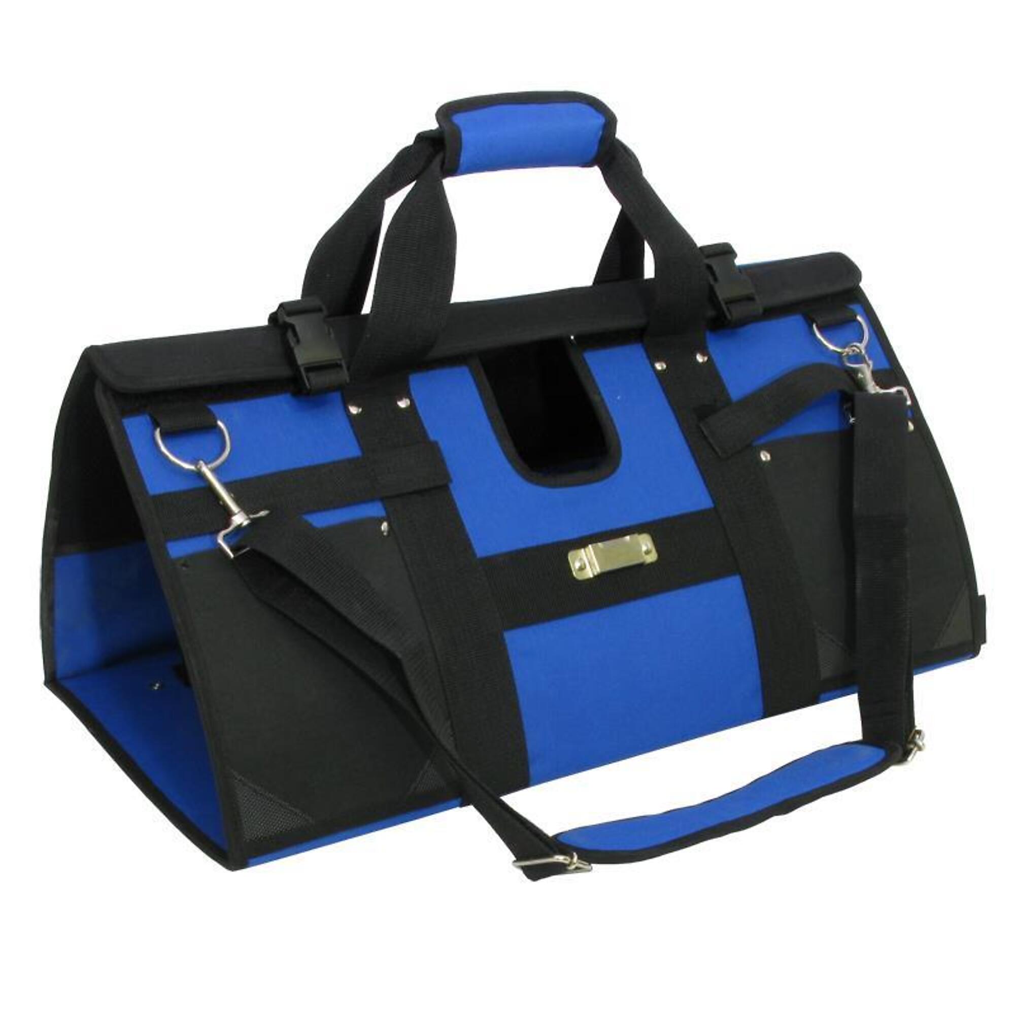 Marshalltown Finisher's Tote - 9 Pockets, Nylon, Blue, Model# TOTE